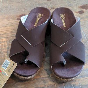 NWT SPENCO BROWN SANDAL